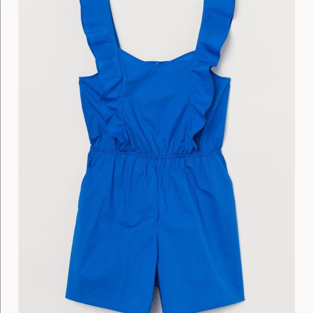 H&M flounced-trimmed romper